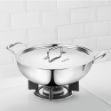 Picture of BOROSIL TRI-PLY STAINLESS STEEL KADHAI 30CM WITH LID