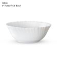 Picture of BOROSIL FLUTED FRUIT BOWL 8 INCH WHITE