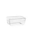 Picture of BORGONOVO 3636E IGLOO SQUARE BOWL WHITE LID 22CM