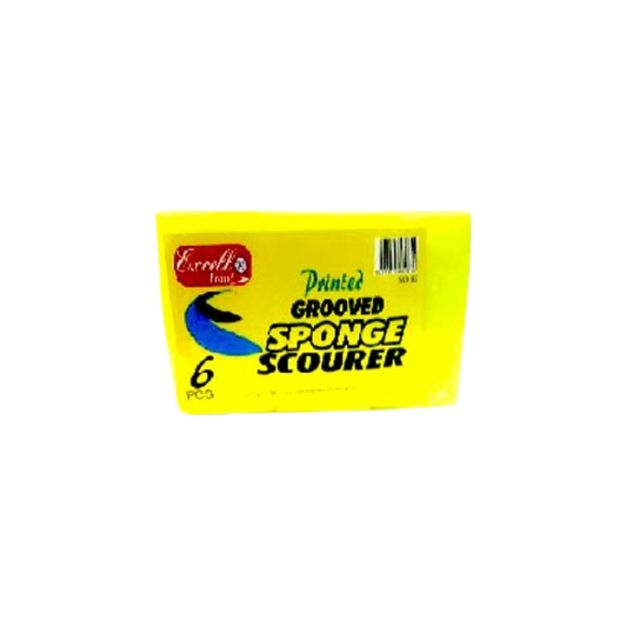 Picture of Excell 82 Grooved Sponge Scourer 6pc