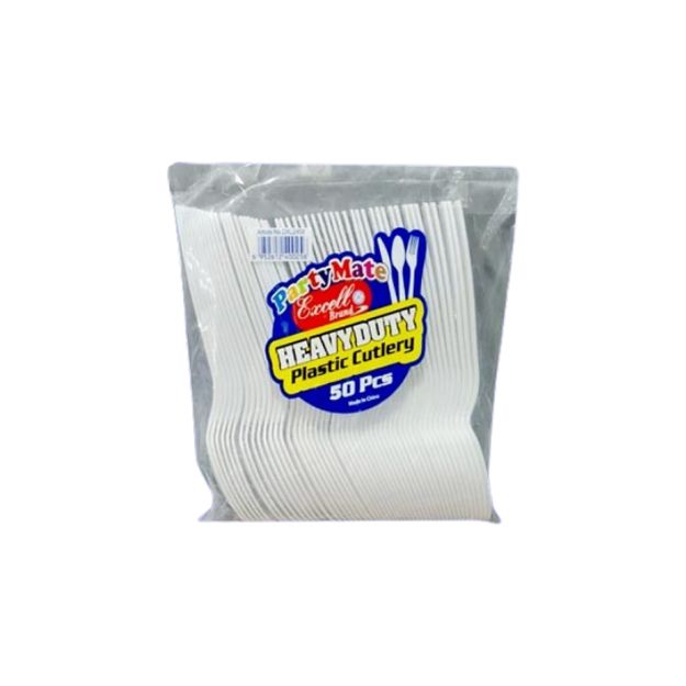 Picture of Excell Partymate Heavy Duty Dessert Spoon 50pcs