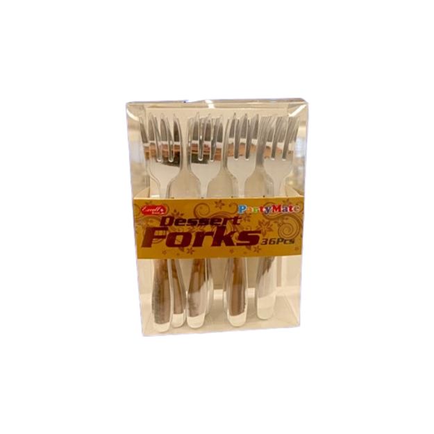 Picture of Excell Partymate Silver Dessert Fork 36pcs