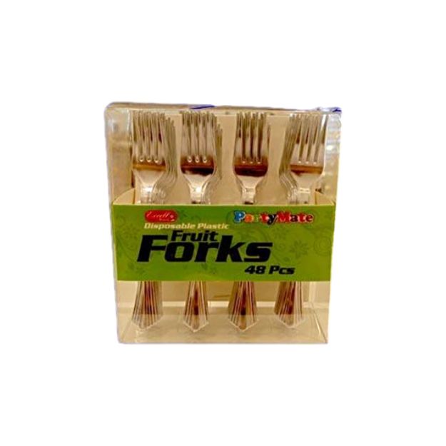 Picture of Excell Partymate Silver Fruit Fork 48pcs