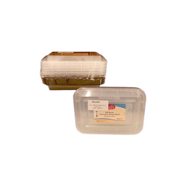 Picture of Excell RE 16 Rectangle Black Container With Lid 10pcs