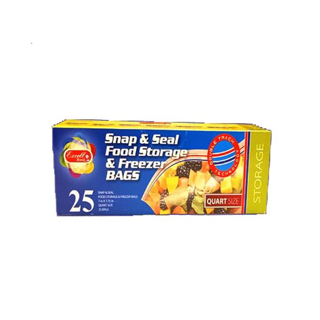 Picture of Excell S&S Food Storage And Freezer Bags 25pcs