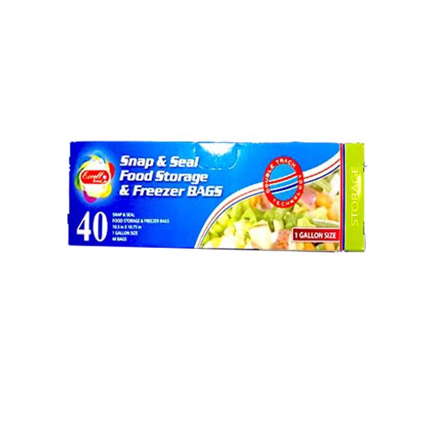 Picture of Excell S&S Food Storage And Freezer Bags 40pcs