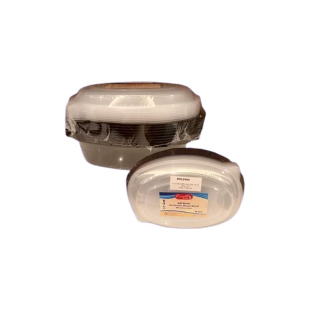 Picture of Excell CH 1250 Chery Oval Container With Lid 10pcs