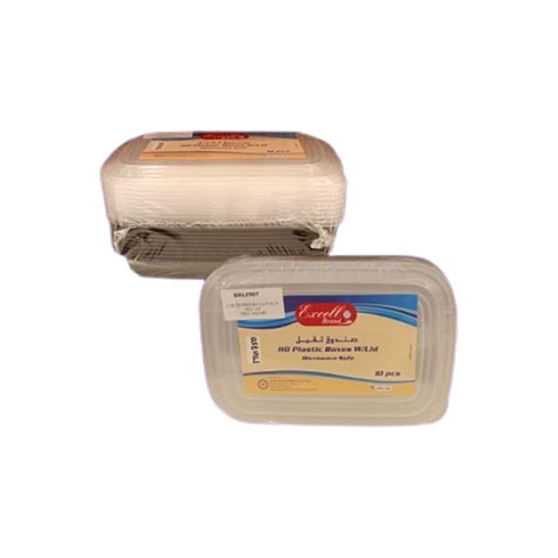 Picture of Excell MG 750 Mango Rectangle Container With Lid 10pcs